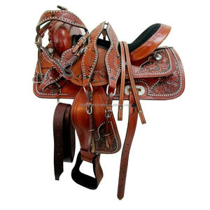 Top vente Ranch coupe plaisir Trail équitation selle 100% fait à la main en cuir véritable Western selle avec prix de gros - Product Image 4