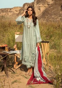Wholesale 2026 Original Branded Pakistani <b>3</b>-Piece Lawn Suits Neck Embroidered Party Wedding Wear Collection Lace Button OEM - Product Image 6