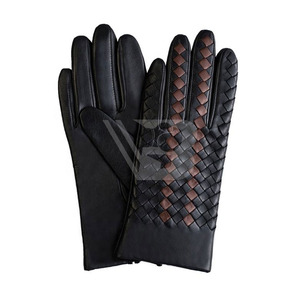 2026 Women Wholesale Genuine Sheepskin Motorcycle Leather <b>Gloves</b> Windproof Warm Winter Leather Real <b>Fur</b> <b>Gloves</b> - Product Image 1