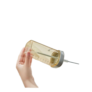 Cepillo limpiador de pajitas de silicona con mango de plástico, limpiador de tubos largos y flexibles para vasos, limpiador de botellas con diseño floral, juego de herramientas de cocina - Product Image 2