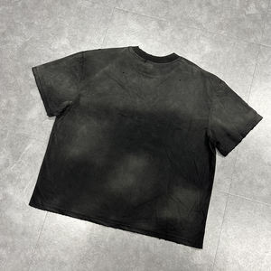 Camiseta de Hombre Oversize con Estampado Gráfico DTG, 100% Algodón, Estilo Vintage, Lavado a la Piedra, Efecto Desgastado y Roto - Product Image 6
