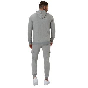 Ensemble pantalon de survêtement à capuche en polaire XL pour hommes personnalisés Survêtements de piste de marque privée avec techniques imprimées pour le jogging d'hiver - Product Image 3