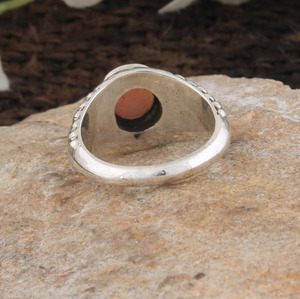 Bague classique en argent sterling 925 avec opale rose naturelle pour femme, pierre de naissance d'octobre, bijoux de mariage, vente en gros - Product Image 5