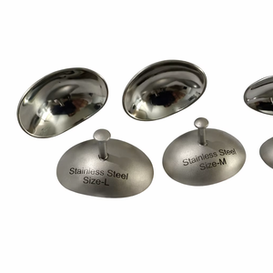 Protectores de Ojos Corneales Ironcure Industries, Kit Quirúrgico Manual de Acero Inoxidable, 6 Pares (Pequeño/Grande/Extra Grande) CE - Product Image 1