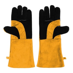 Guantes de Soldadura de Cuero Vacuno, Protección UV, Impermeables, Antideslizantes, Unisex, para Uso en Exteriores - Product Image 5