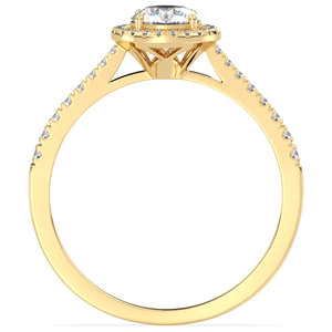 REYES Round Cut 1 Carat Moissanite Engagement <b>Solitaire</b> <b>Ring</b> For Women Original 925 Sterling <b>Silver</b> Wedding Party Fine Jewelry - Product Image 6