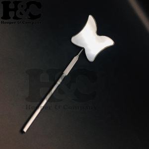 Espejos de pestañas de mariposa con logotipo personalizado Espejo cosmético de acero inoxidable de nuevo diseño Embalaje elegante Extensiones de pestañas personalizadas - Product Image 4