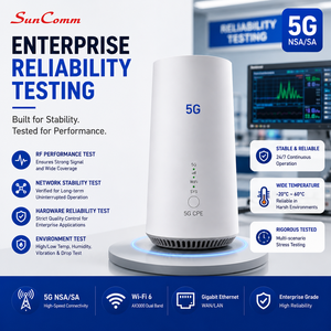 Routeur CPE 5G OpenWRT Wi-Fi 6E Pare-feu VPN WireGuard Connectivité multi-appareils 3GPP Rel-15 SunComm SC-5003-5GR - Product Image 6