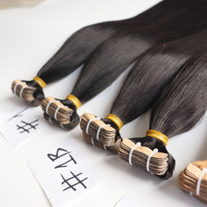 Extensions de cheveux brésiliens Remy 100% Prix bon marché Cheveux humains vietnamiens bruts non traités avec ruban adhésif - Product Image 4