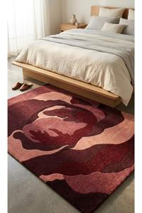 High Quality Geometric Pattern Hand Tufted Woolen Carpet High Density 80 Knots Anti-Slip <b>Thick</b> Pile Luxury Rug for Villa - Product Image 4