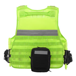 Chaleco de Seguridad Reflectante, Chaleco Táctico con Cintas Suaves y Cómodas, Múltiples Bolsillos, Uniforme Personalizado para Guardias de Seguridad - Product Image 3