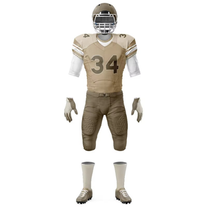 Uniformes de Fútbol Americano para Escuelas Secundarias al por Mayor - Tela de Malla 100% Poliéster, Servicio OEM, Proveedor de Marca Privada - Product Image 4