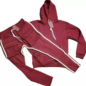 Nouvelle Collection 2026 : Survêtement d'Hiver Personnalisé Deux Pièces Unisexe – Joggers et Hauts en Polaire Unie, Techniques, Réfléchissants, Décontractés et Respirants - Product Image 3