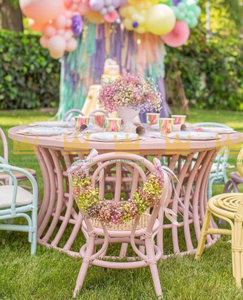 Alquiler de Sillas Infantiles de Ratán Hechas a Mano para Negocios de Eventos, Bodas, Fiestas de Cumpleaños, Festivales y Decoración de Espacios Infantiles - Product Image 1