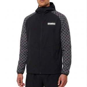 Men's Winter Sporty Hooded Windbreaker <b>Jacket</b> <b>Thin</b> Zipper Breathable <b>Waterproof</b> Outdoor Hiking <b>Jacket</b> - Product Image 5