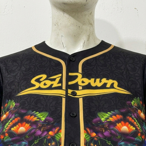 เสื้อเบสบอลขายส่ง-เสื้อเชิ้ตติดกระดุมโลโก้สั่งทำ-เสื้อทีมคุณภาพสูง โพลีเอสเตอร์ แห้งเร็ว ระบายอากาศได้ดี - Product Image 4