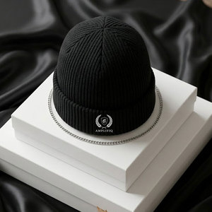 New Arrival Customizable Adjustable Warm Knit <b>Beanie</b> <b>Hat</b> for <b>Men</b> Women Soft Stretch Winter Comfortable Casual Outdoor Cold - Product Image 5