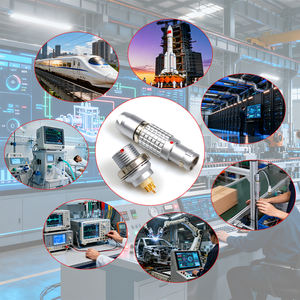 Su Geçirmez Dairesel Kablo Montajı Kablo Montajı Fgg Egg Konnektör Su Geçirmez Dairesel Dişi İtmeli Çekmeli Konnektör - Product Image 3