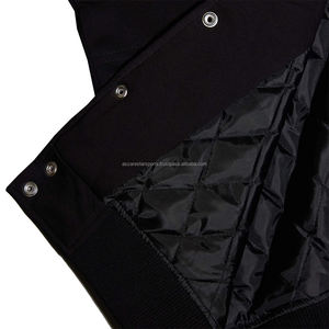 <b>Jackets</b> For Winter Stand Collar School College Baseball Letterman Varsity <b>Jacket</b> With Chenille Embroidery - Product Image 2
