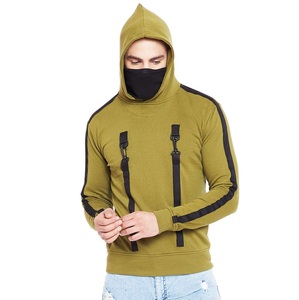 Custom OEM Service Men Clothing Ninja face Cover Hoodie <b>Thick</b> <b>Fleece</b> Cotton Pullover Ninja Outdoor Hoodies Vintage Breathable - Product Image 4