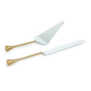 Couteau et Spatule à Gâteau en Acier Inoxydable de Style Occidental avec Manche Fait Main au Design Unique et Différent - Product Image 6