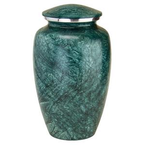 Urna Funeraria Aqua Harbor - Urna de Metal Blanca Estilo Americano, Capacidad de 200 Pulgadas Cúbicas, 1 Año de Garantía - Diseño Tranquilo para Cenizas - Product Image 4