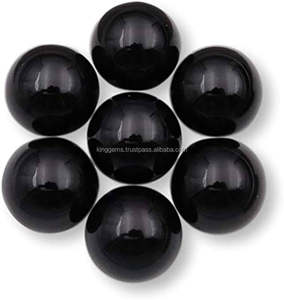 Esfera de piedras preciosas de obsidiana negra de alta calidad al por mayor colección curativa tallada a mano para Feng Shui y amor para decoración de regalo - Product Image 6