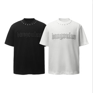 HETZ015 Camiseta Profesional Personalizada con Serigrafía, Cuello Redondo, Manga Corta, Corte Regular, MOQ Bajo, 240-480 g/m², 100 % Algodón - Product Image 1