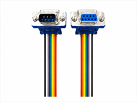 Cable Adaptador de Extensión de Puerto Serie RS232 COM D-Sub de 9 Pines, Macho a Hembra, Chapado en Oro de Primera Calidad, para Control Industrial