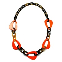 Nouvelle Chaîne de Collier Unisexe Écologique en Corne de Buffle Laquée pour la Fabrication de Bijoux pour les Occasions d'Anniversaire