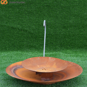 Fuente de Agua Recirculante Contemporánea de Acero Corten, Pequeña, Resistente a la Intemperie, para Interiores y Exteriores, para Jardines y Patios - Product Image 6