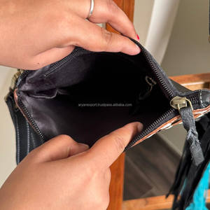 Los bolsos de cuero mecanizados a mano más vendidos, monederos y bolsos de mano para mujer, bolsos de hombro tipo bandolera con flecos de piel de vaca auténtica de lujo - Product Image 6