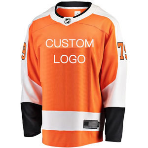 Maillot de hockey sur glace personnalisé pour hommes, de haute qualité, vintage, drôle, avec sublimation et broderie, manches longues - Product Image 2