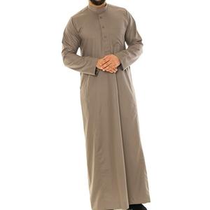 Túnicas Largas Modestas y Transpirables para Hombre, Estilo Dubái, Ropa Islámica Musulmana, Túnicas de Poliéster y Algodón para Todas las Temporadas - Product Image 4