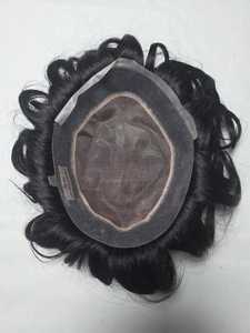 Austrian Taz Hair Bangladesh Premium Quality Mono Human Hair Toupee <b>Wig</b> with Natural Body and <b>Deep</b> <b>Waves</b> Styles - Product Image 5