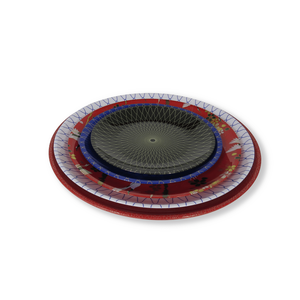 Hanoi's RD22 Food Blister Processed Logo Folin Brand 220mm Diameter Circle Shape Plastic Bowls Trays Custom Colors Wholesale - Product Image 2