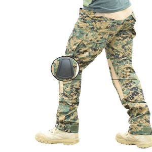 Wholesale Camouflage Training Hunting Trousers 65% Polyester 35% Cotton Tactical <b>Work</b> <b>Cargo</b> Pants for Men - Product Image 6