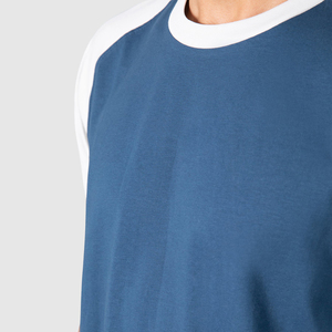 เสื้อยืดผู้ชายแบบใหม่ สีสันสดใส สวมใส่สบาย ผ้าฝ้ายนุ่ม ระบายอากาศได้ดี ทรงพอดีตัว แขนสั้น คอกลม ใส่สบายๆ ในชีวิตประจำวัน - Product Image 3