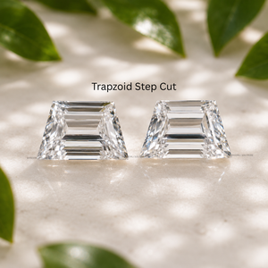 Paire de diamants de laboratoire taille trapèze 0.20CTW 0.40CTW 0.50CTW Couleur DEF VS1 CVD Diamants en vrac Fournisseur en gros direct usine sur mesure - Product Image 1