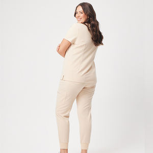 Tenues d'infirmiers pour hommes, couleur unie personnalisable, nouvelle collection, tissu épais, multi-poches, prix usine, uniformes de travail tendance - Product Image 3