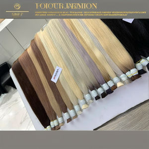 Extensiones de cabello humano Rubio crudo vietnamita a granel de calidad Premium para mujeres Super doble extensión de cabello dibujado tipo producto de belleza - Product Image 4