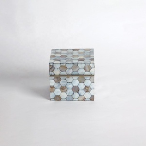 Boîte à bijoux rectangulaire en nacre faite à la main, capacité personnalisée, approuvée par les supermarchés, pour collection, maison, hôtel, restaurant - Product Image 2