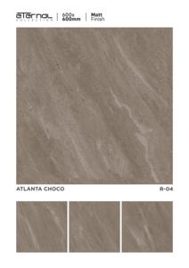 Carreaux de sol en porcelaine moderne à effet mat 600x600 mm (24x24 po) – Carreaux céramiques vitrifiés de qualité supérieure pour intérieur, salon et cuisine - Product Image 3