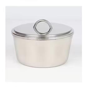 Mantequillera metálica con tapa para encimera, caja de almacenamiento de mantequilla para mostrador de cocina, servicio de desayuno y mesa de café - Product Image 6