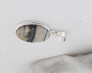 Colgante de Jaspe Natural en Plata de Ley 925, Colgante de Piedra Preciosa de Jaspe Multicolor al por Mayor, Joyería de Plata Hecha a Mano, Estilo Boho - Product Image 3