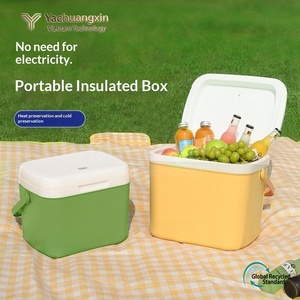 Nevera portátil con aislamiento para coche, camping al aire libre, picnic, nevera portátil para alimentos frescos, caja aislante, cubo de hielo - Product Image 3
