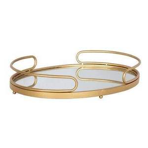 Plateau de service en acier inoxydable, plateau décoratif en métal pour restaurant, hôtel, maison, cuisine, restauration, tailles S, M, L, vente en gros, fabricant OEM - Product Image 2