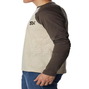 T-shirts Raglan Unis Personnalisés pour l'Été, T-shirts Raglan Unis avec Logo Personnalisé, T-shirts Raglan Unis Marque Privée - Product Image 3