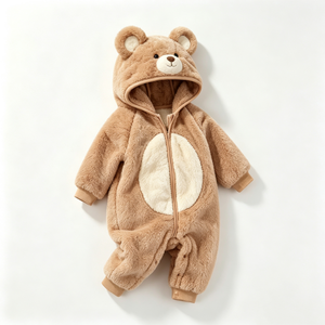 Conjunto de cosplay personalizado para bebé, ropa de bebé con diseño de personaje animal, ropa de invierno cálida de felpa, disfraz de bebé unisex. - Product Image 1