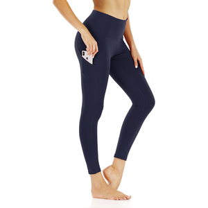 Ropa Deportiva Económica con Logotipo Personalizado, Leggings de Yoga para Mujer, Cintura Alta, con Bolsillos, 2026 - Product Image 1